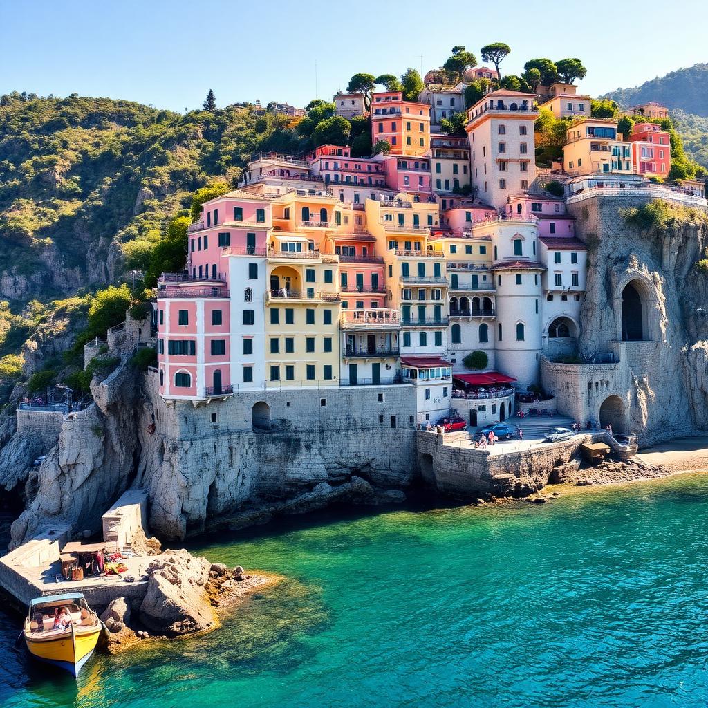 Vila costeira italiana